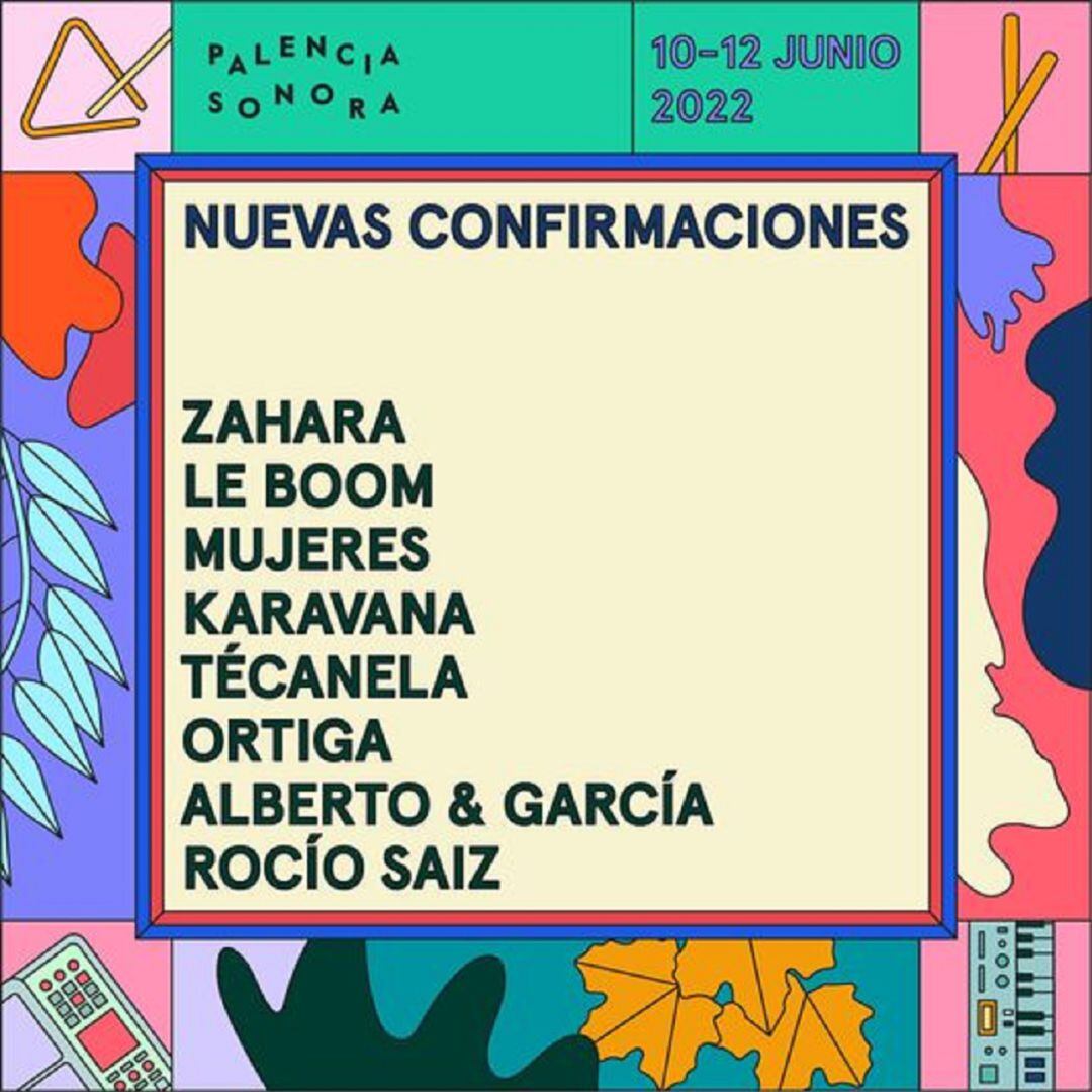 Zahara, Le Boom, Mujeres, Karavana, TéCanela, Ortiga, Alberto & García y Rocío Saiz, nuevas confirmaciones del Palencia Sonora