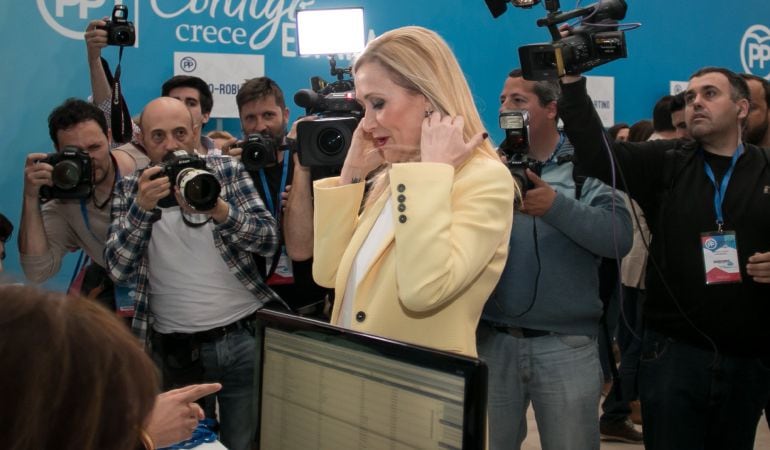 Cristina Cifuentes en la Convención del PP