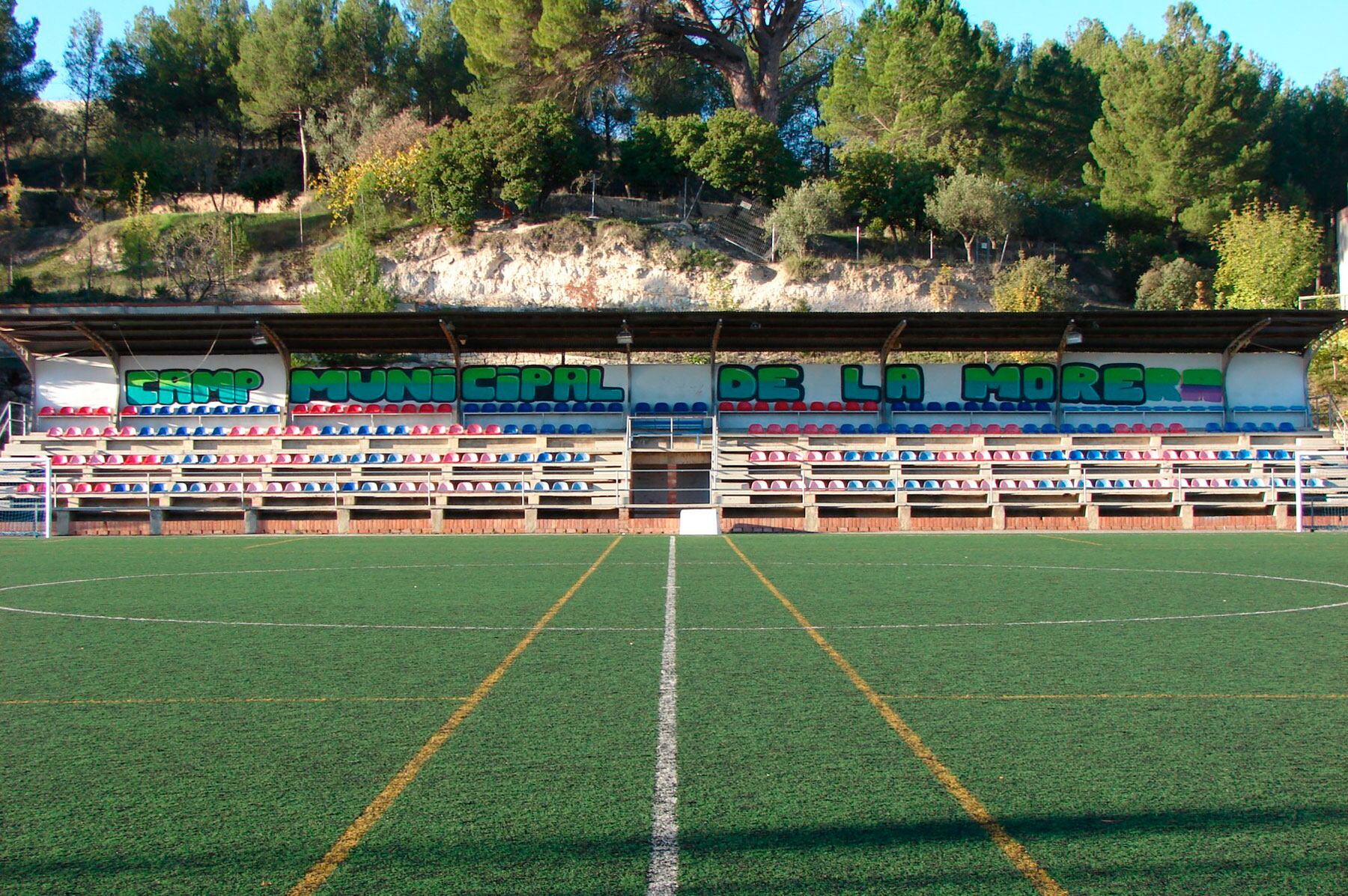 Imagen del campo de La Morera donde se podrá ver el espectáculo final de la Fira de Tots Sants
