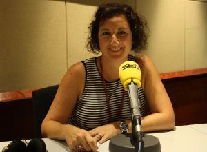 La diputada del PSC, Alícia Romero, als estudis de SER Catalunya.