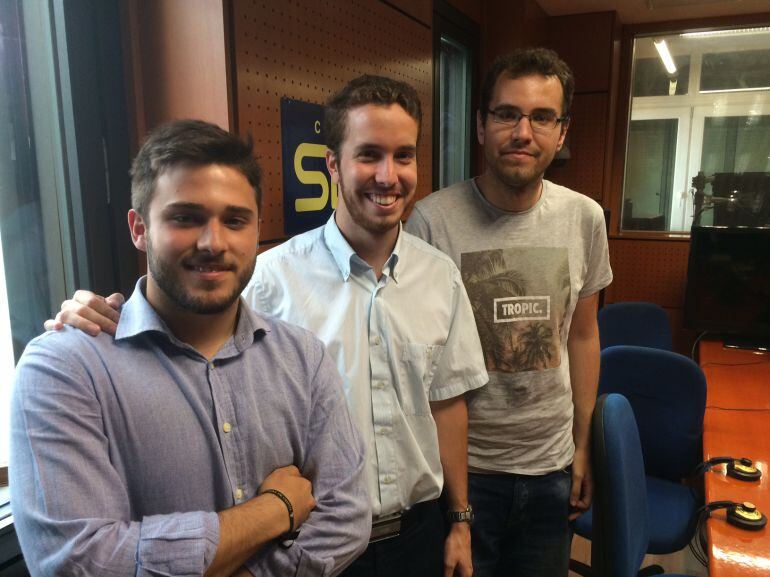 Guillermo Mayayo, Javier Ortega y David Landa