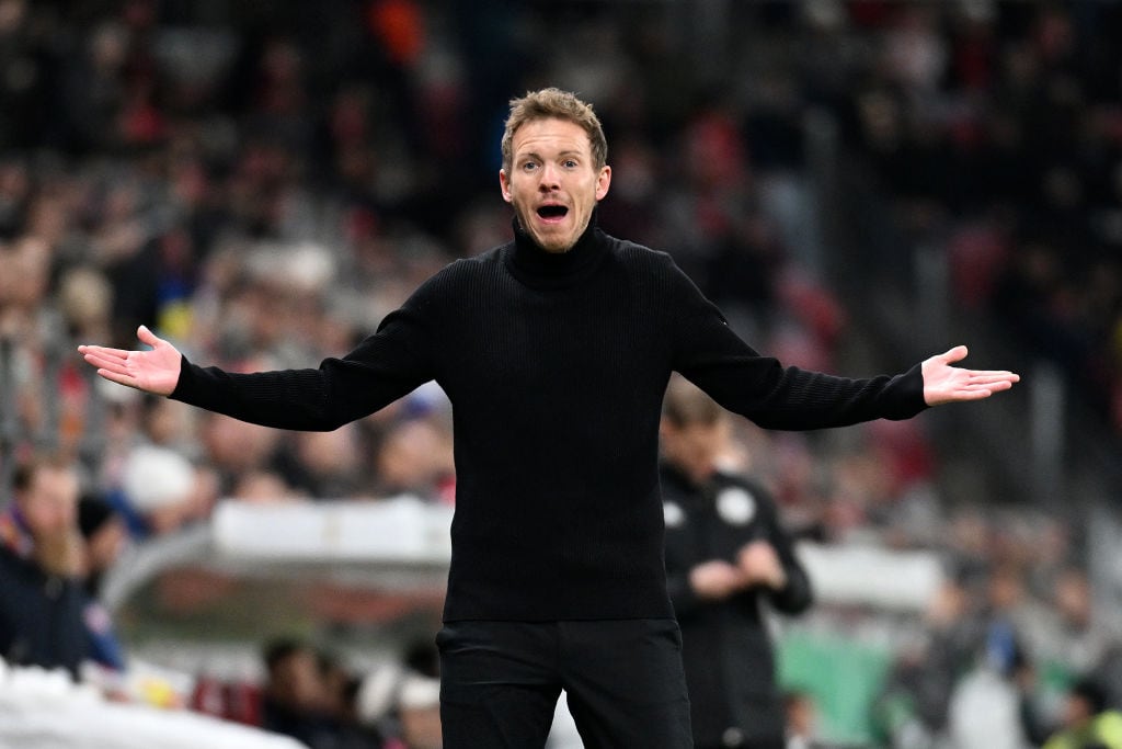 Julian Nagelsmann, durante un partido entre el Bayern de Munich y el FSV Mainz