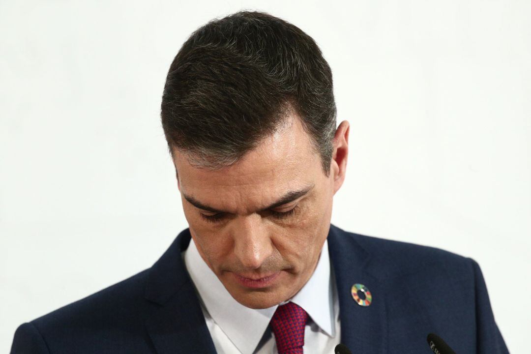 El presidente del Gobierno, Pedro Sánchez