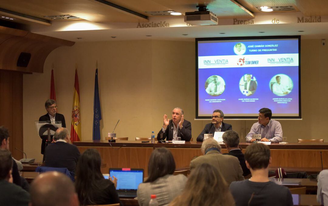 Presentación de Team Owner en la sede la Asociación de la Prensa de Madrid