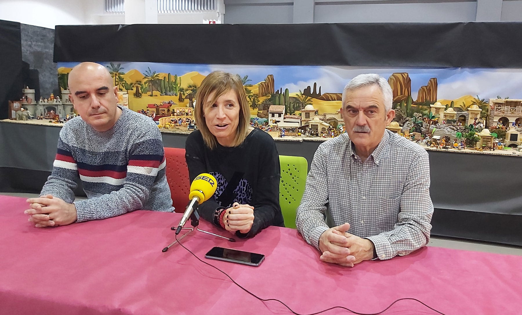 Jorge Martínez, Kuki Guillem y Pedro Sanahuja, en la presentación de esta iniciativa cultural