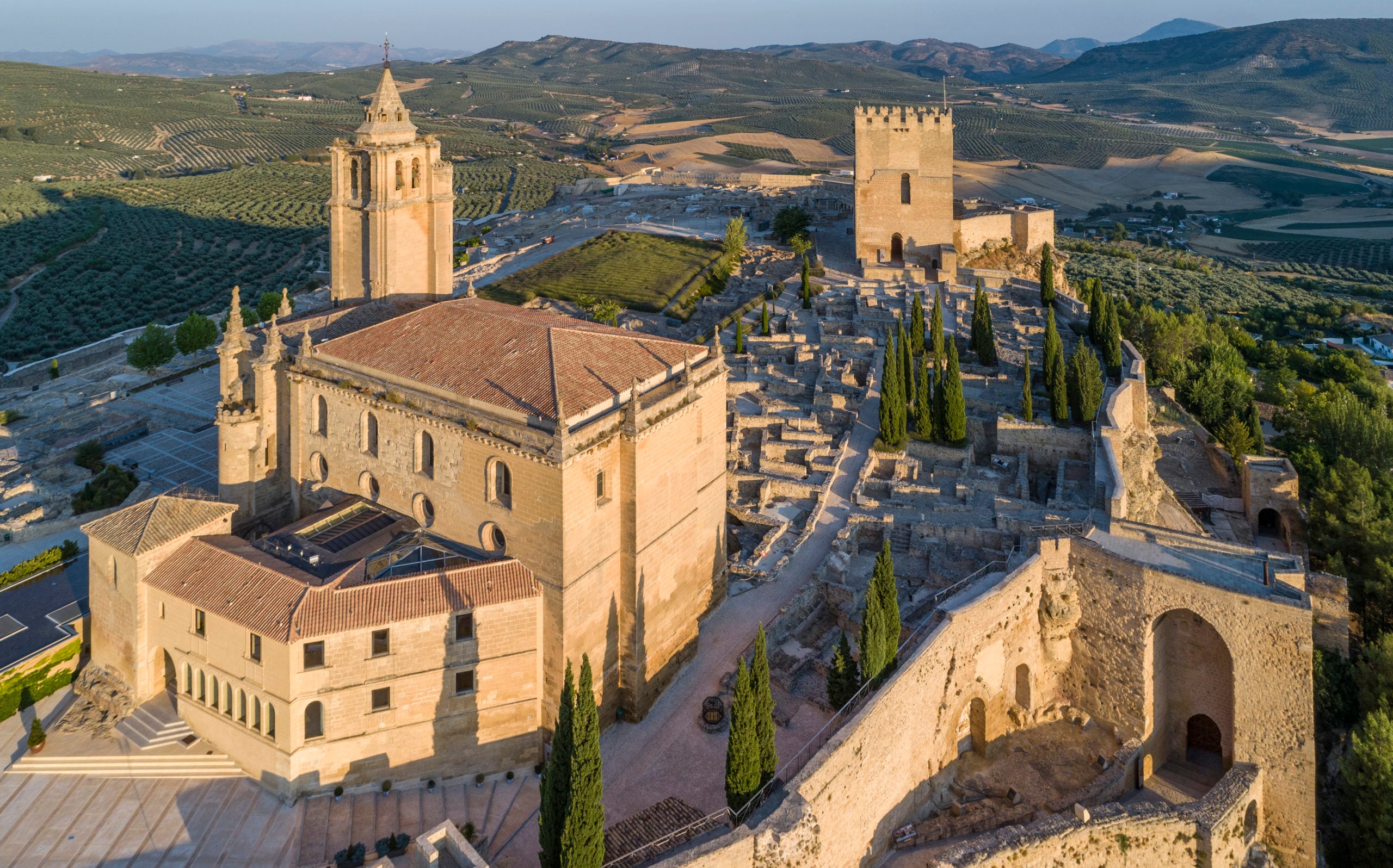 Fortaleza de La Mota en la localidad jiennense de Alcalá la Real.