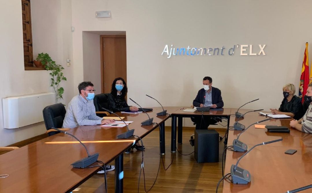 Un momento de la reunión