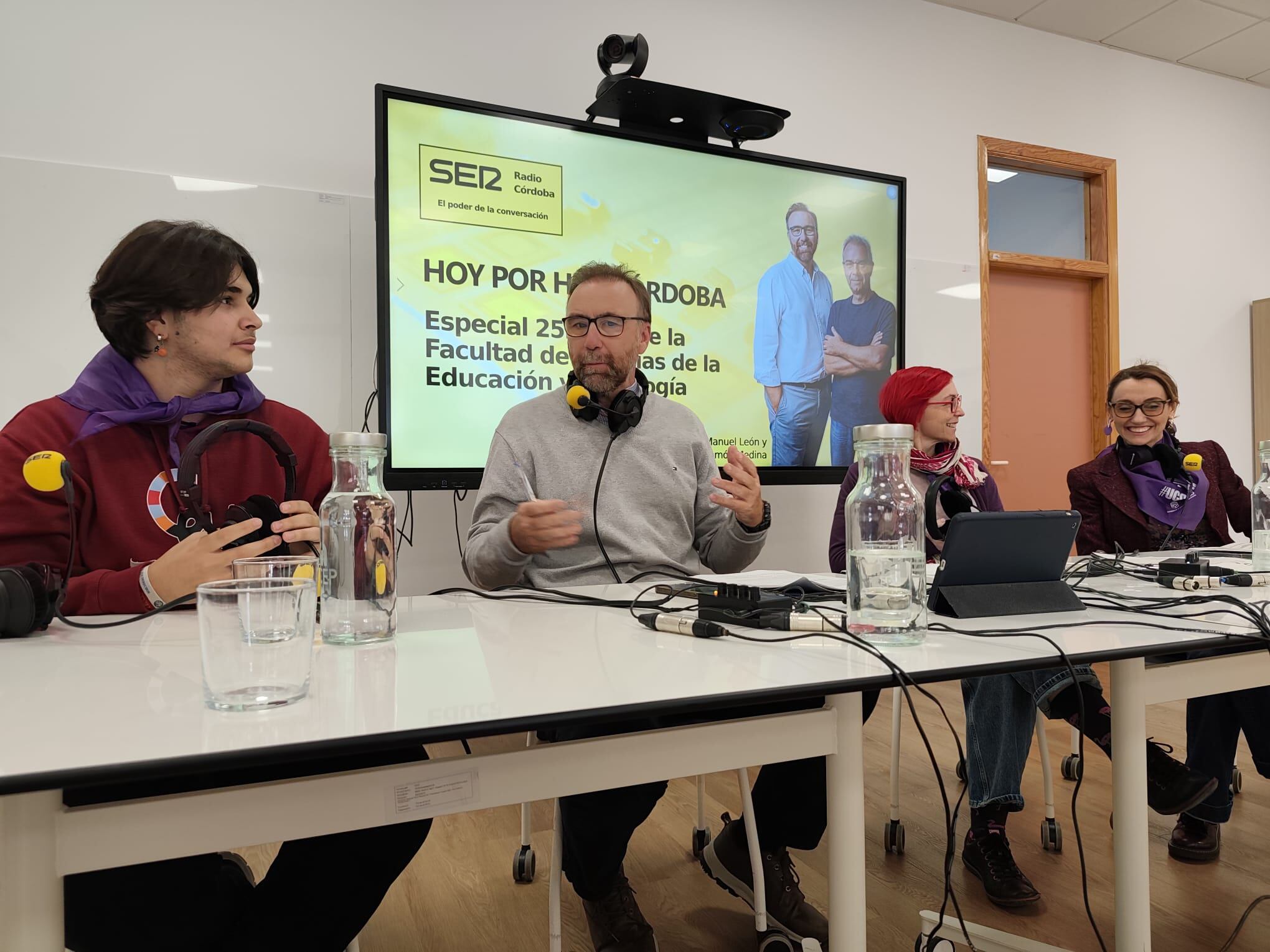 Especial Hoy por Hoy Córdoba desde la Facultad de Ciencias de la Educación y Psicología con motivo del 25N