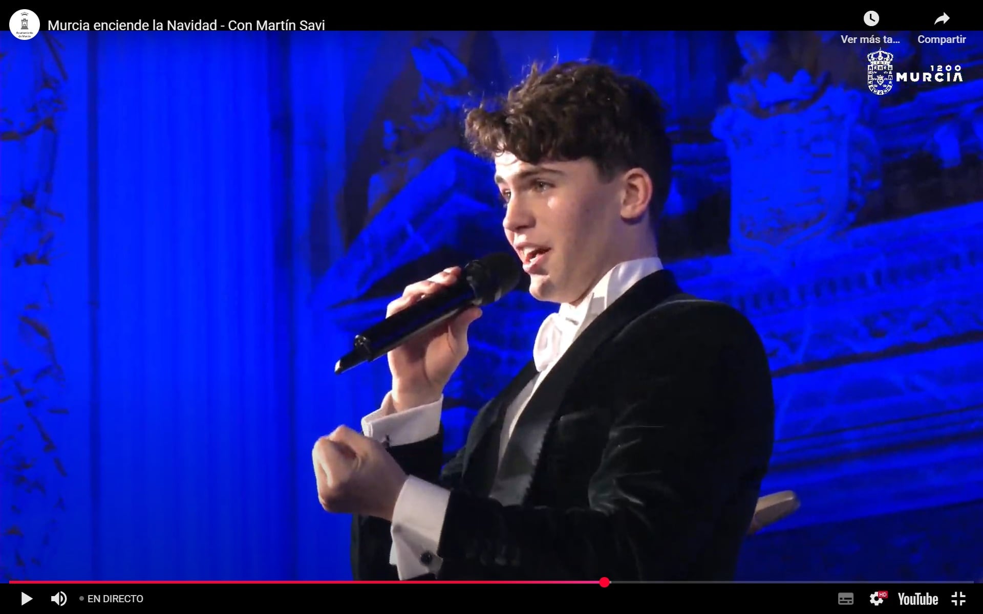 El tenor argentino Martín Savi