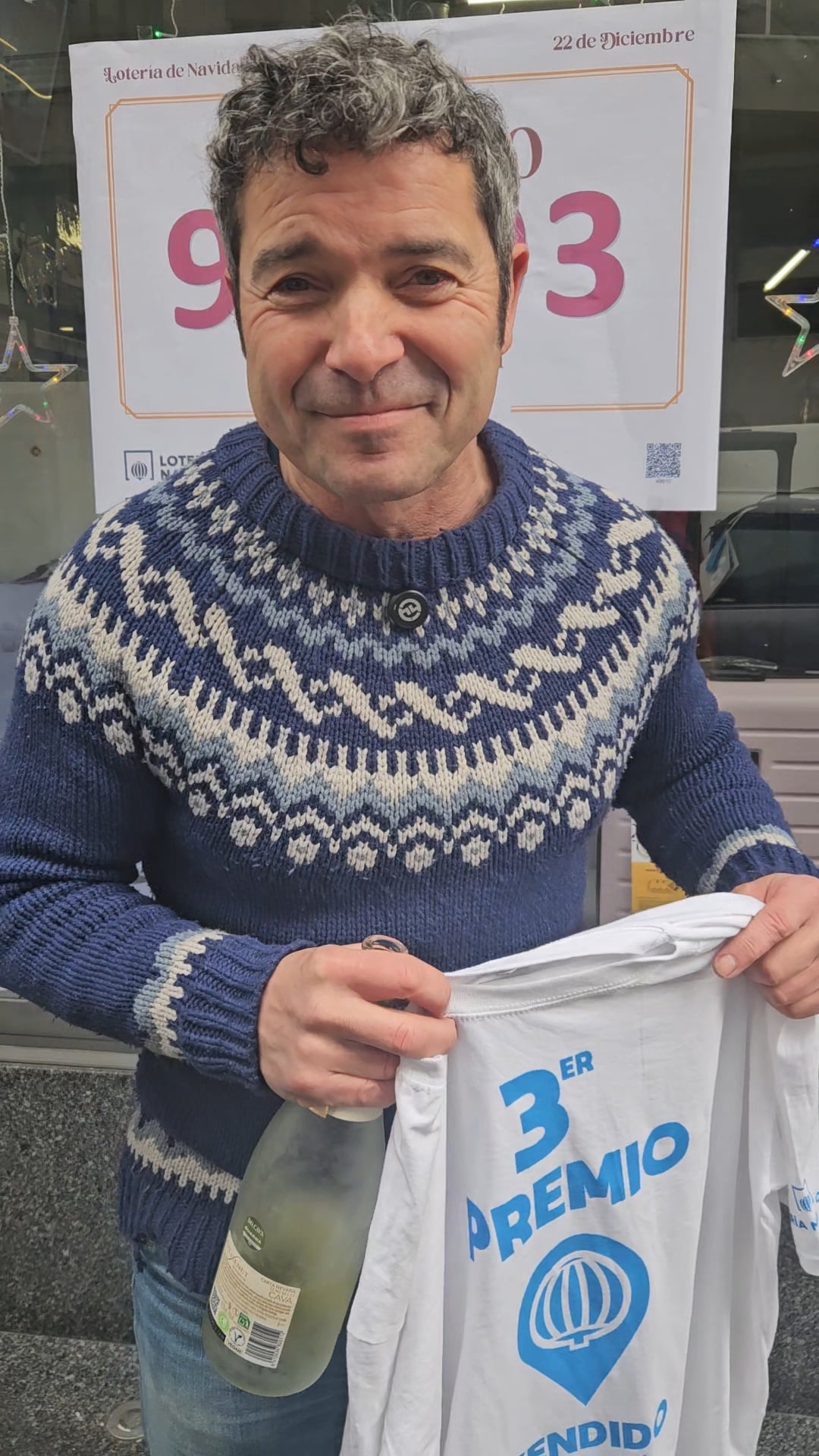 Fernando Toubes, el libreo de Lugo que repartió varios décimos entre sus vecinos