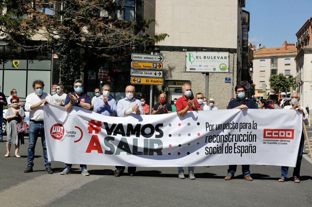 Manifestación por la reconstrucción social