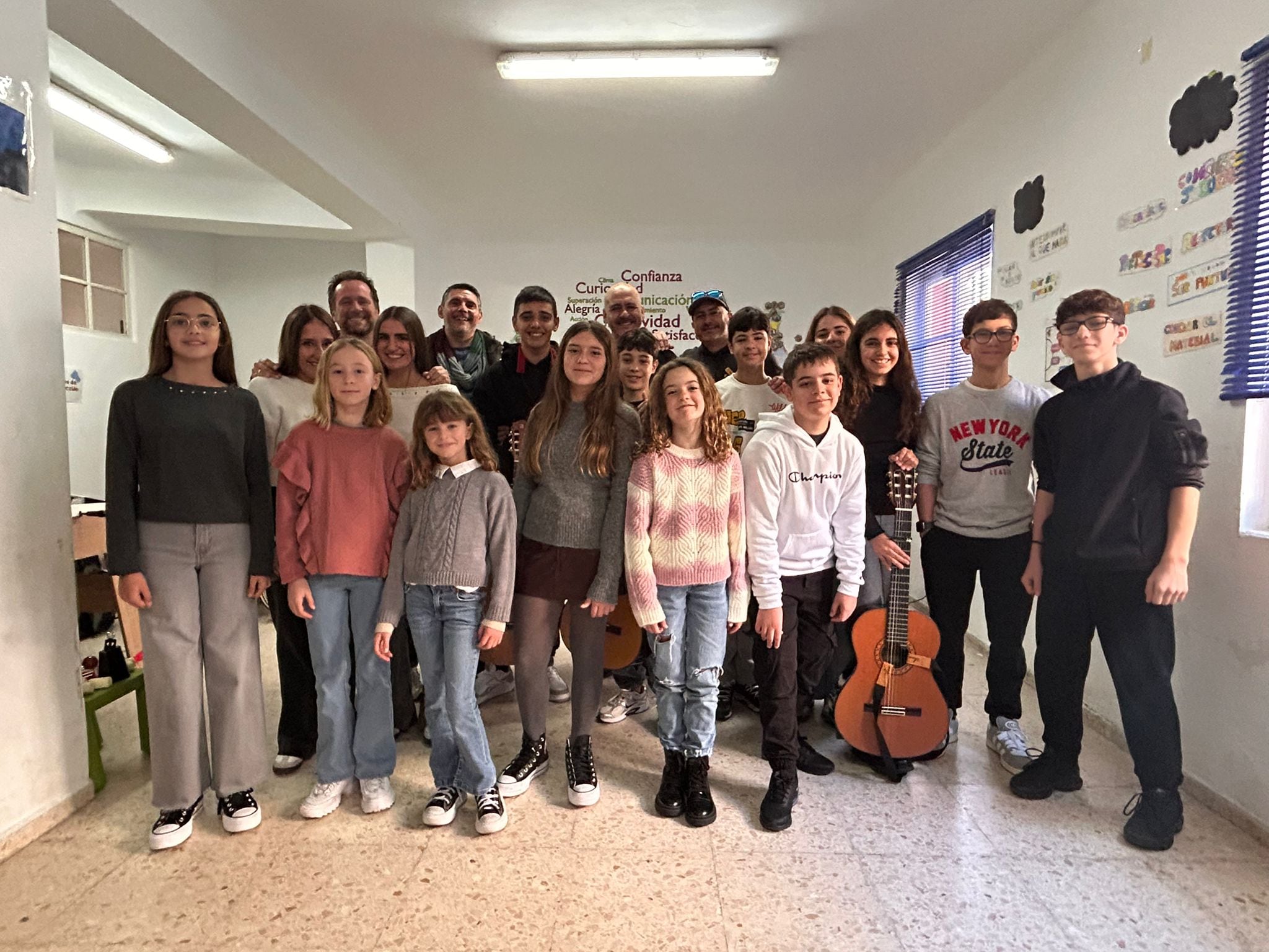 La comparsa infantil Las guasnías