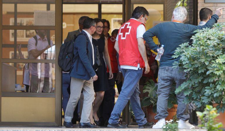 Mónica Oltra durante su visita al albergue alicantino donde residen los menores no acompañados del &#039;Aquarius&#039;, en una imagen de archivo