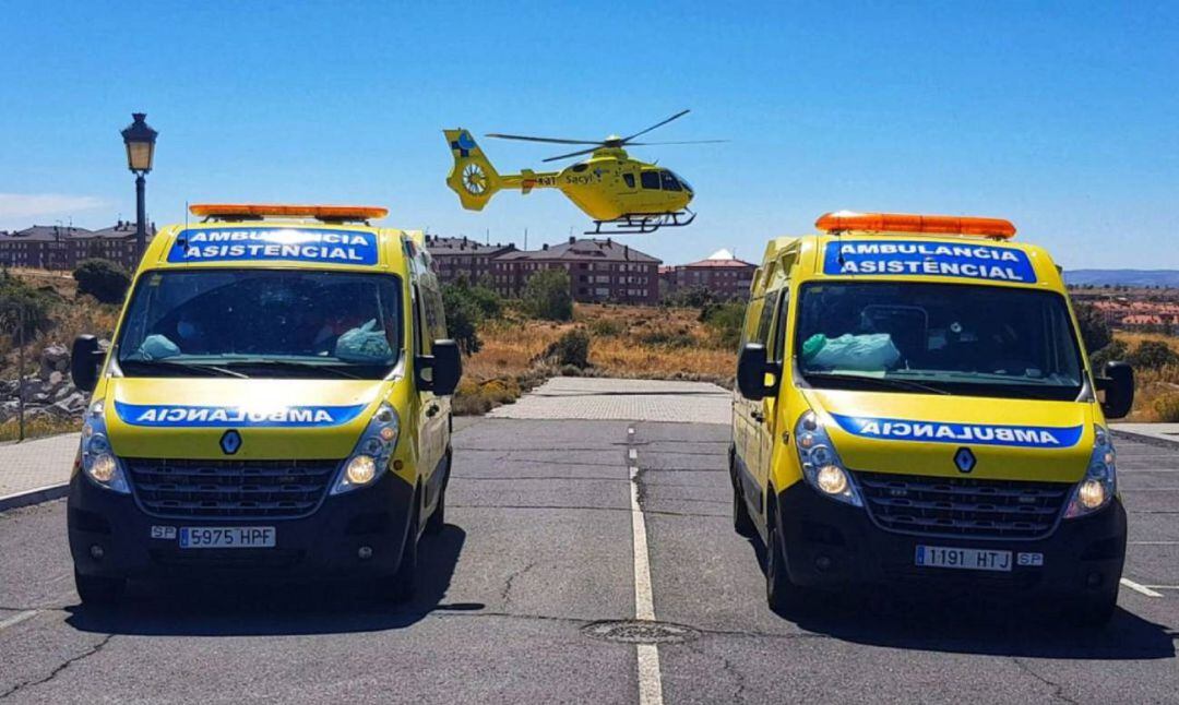 Hasta ahora el helicóptero estaba aterrizando en zonas próximas al Hospital Nuestra Señora de Sonsoles