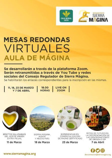 Cartel anunciador de las Mesas Redondas