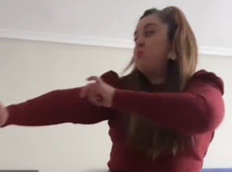 Lalachus bailando un vídeo publicado en sus redes sociales