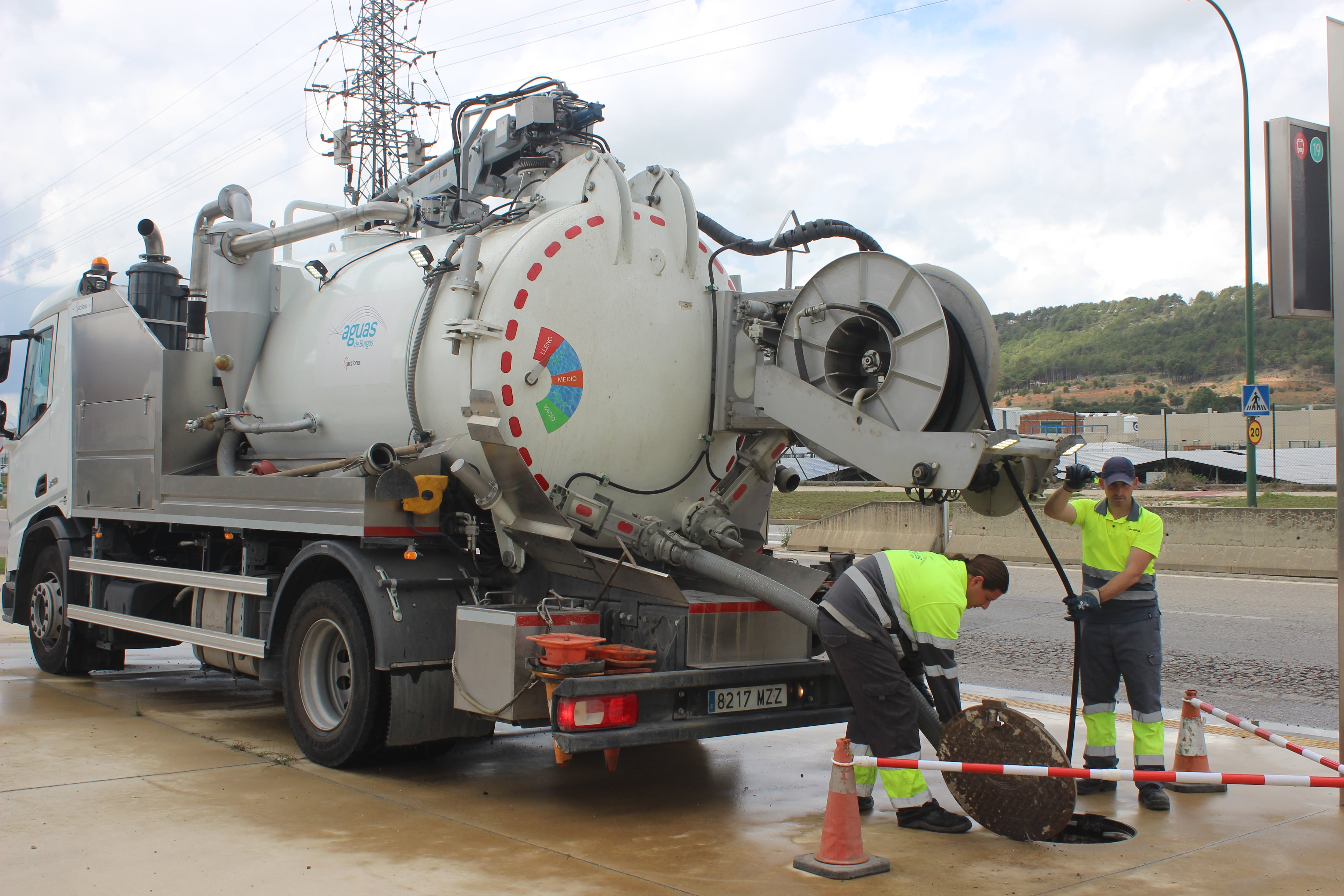 Limpieza del alcantarillado