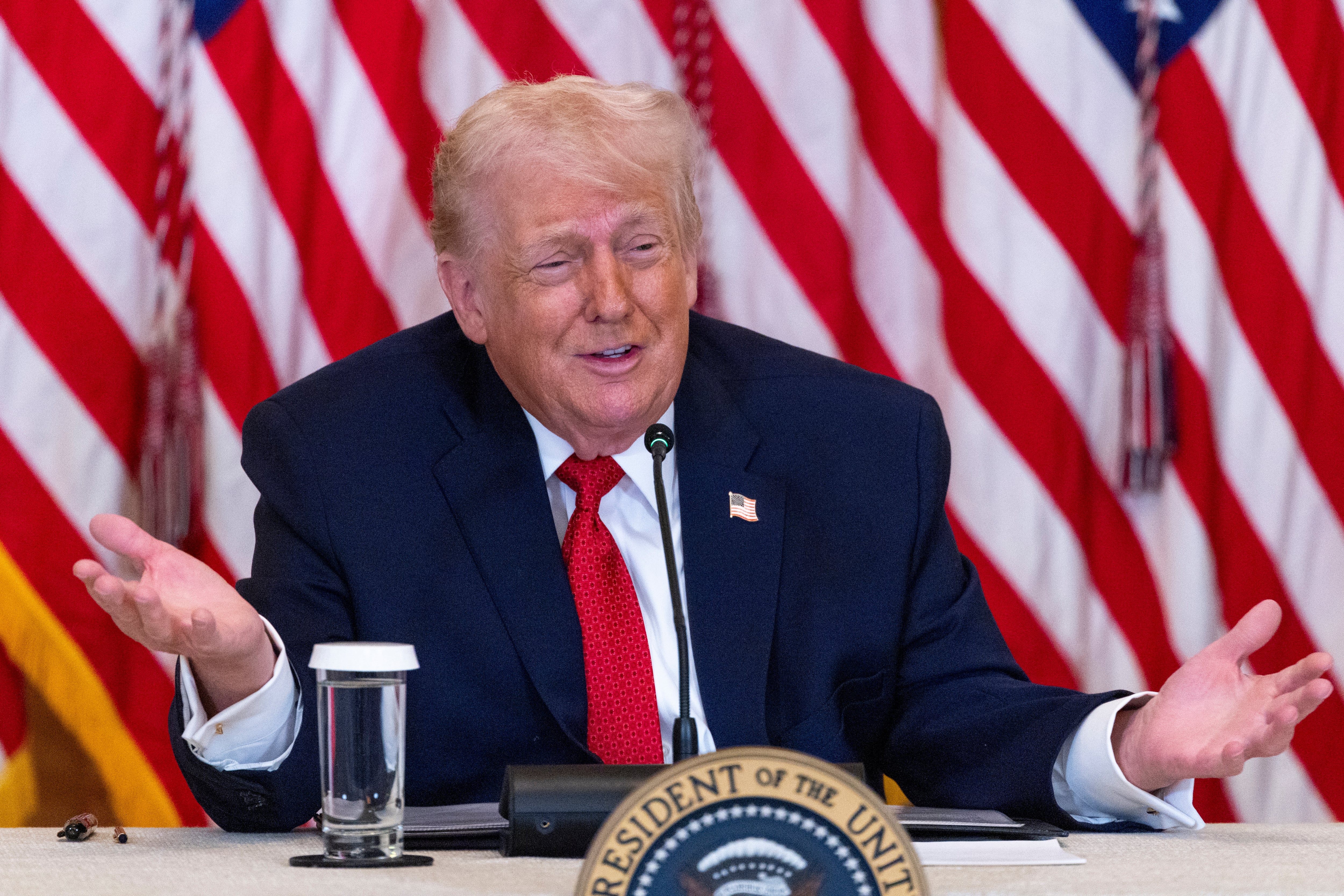 El presidente de los EEUU, Donald Trump. 