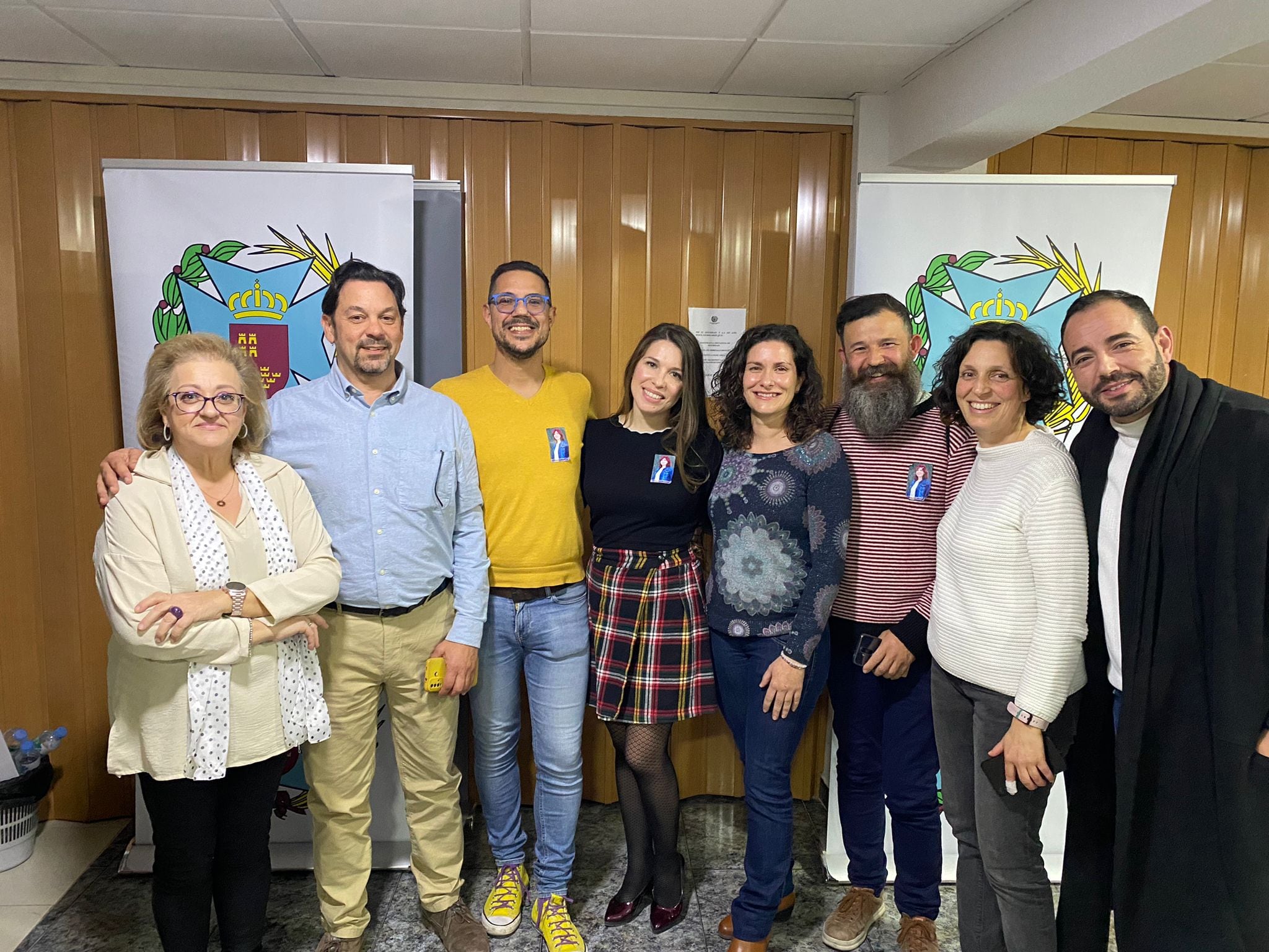 Integrantes de Somos Enfermer@s, la candidatura liderada por Amelia Corominas