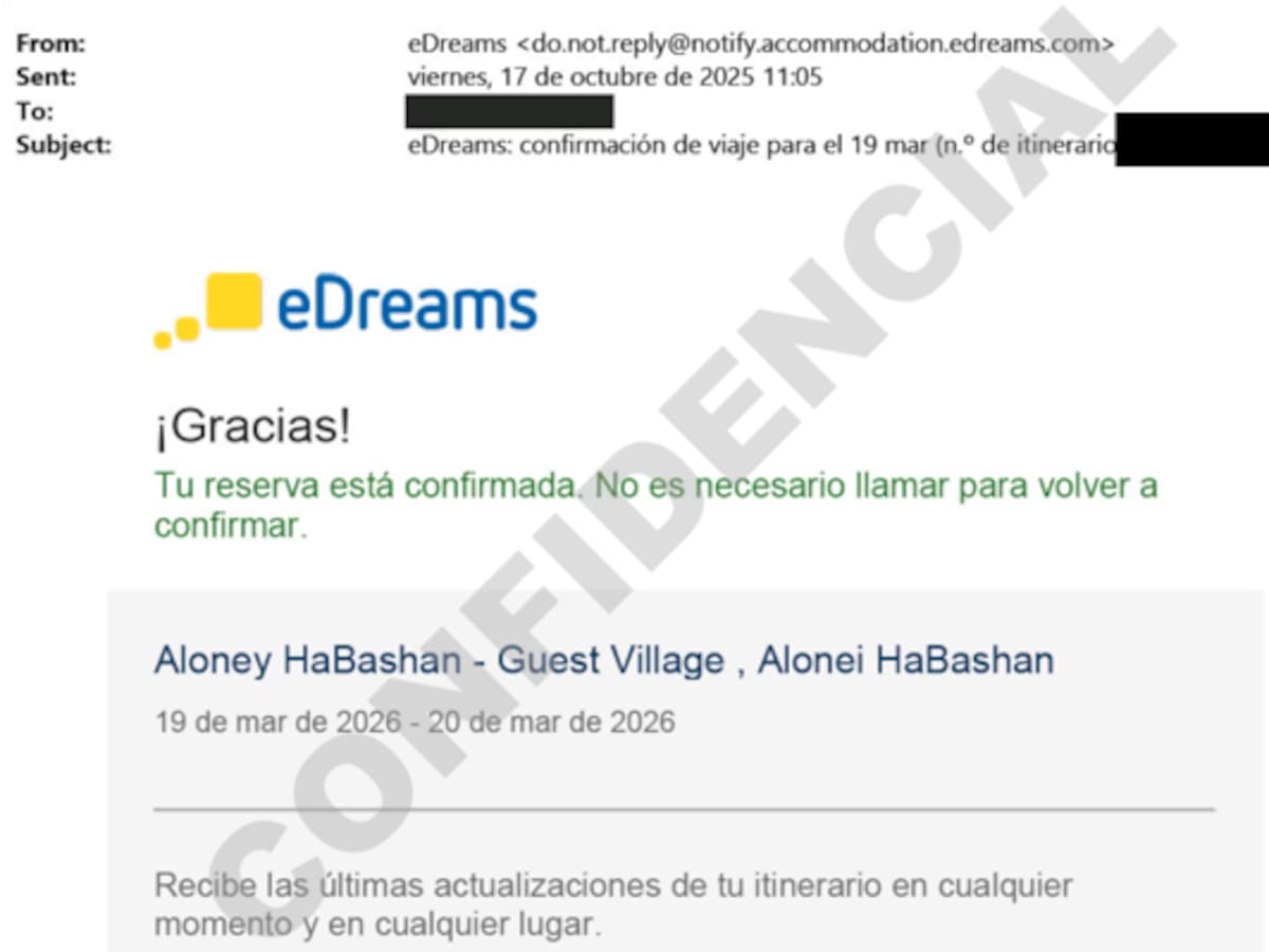 Un grupo de organizaciones presenta una querella contra eDreams por facilitar reservas en territorio ocupado por Israel