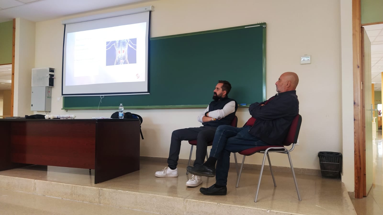 Foto de archivo de una jornada de ALCER Jaén en la Universidad de Jaén.