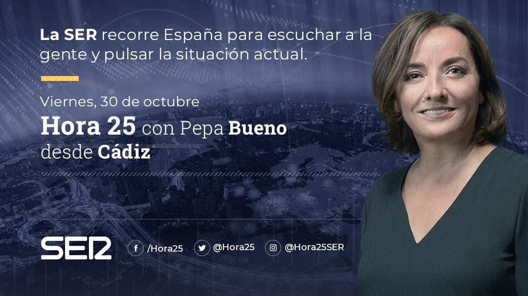 Pepa Bueno realizará Hora 25 desde el edificio Heracles de la Zona Franca de Cádiz