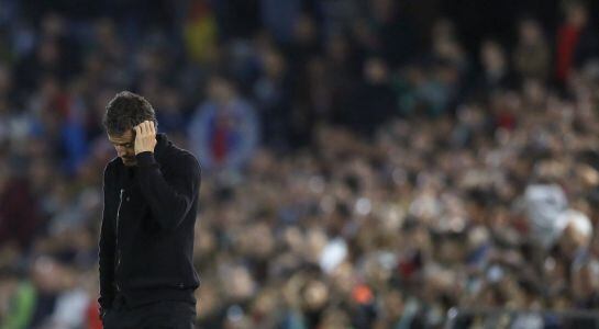 Luis Enrique busca soluciones 