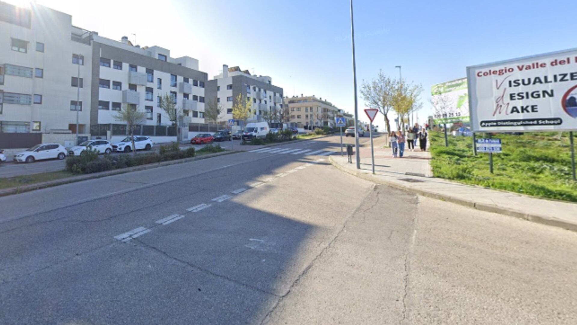 La avenida Reyes Católicos de Valdemoro