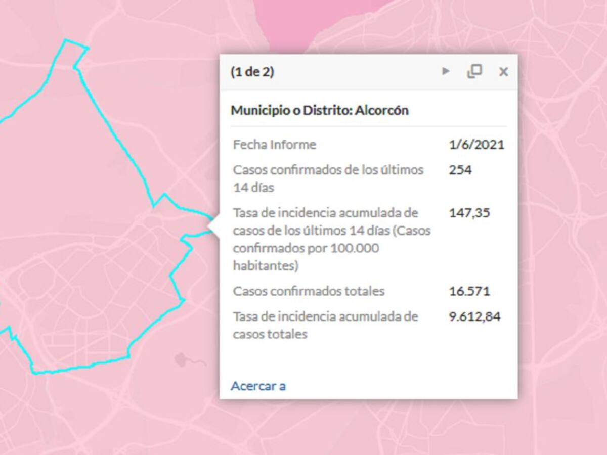 Alcorcón sigue siendo el municipio del cinturón sur de Madrid con menor incidencia acumulada de covid-19