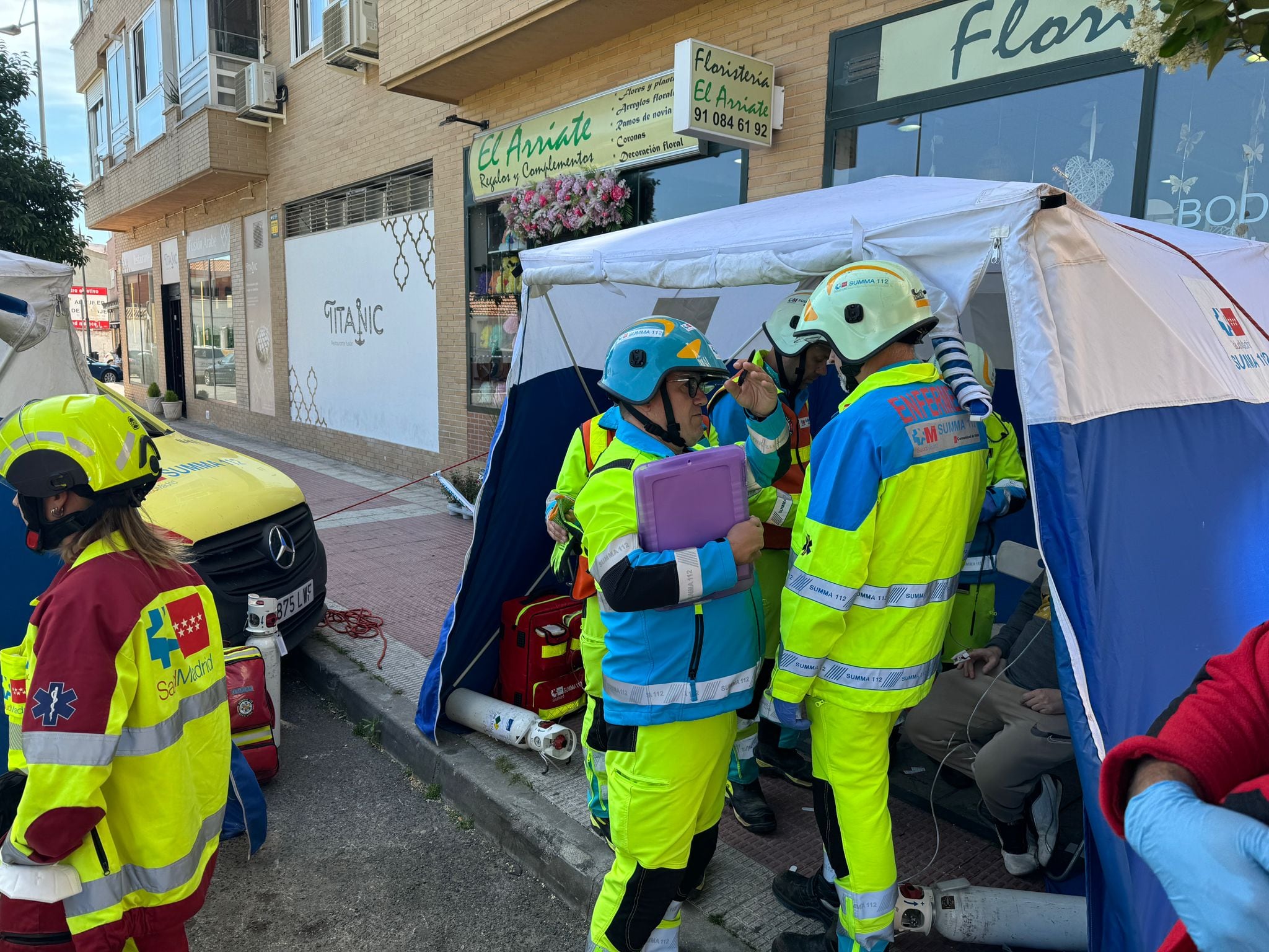 Nueve personas han sido atendidas por los servicios de Emergencias