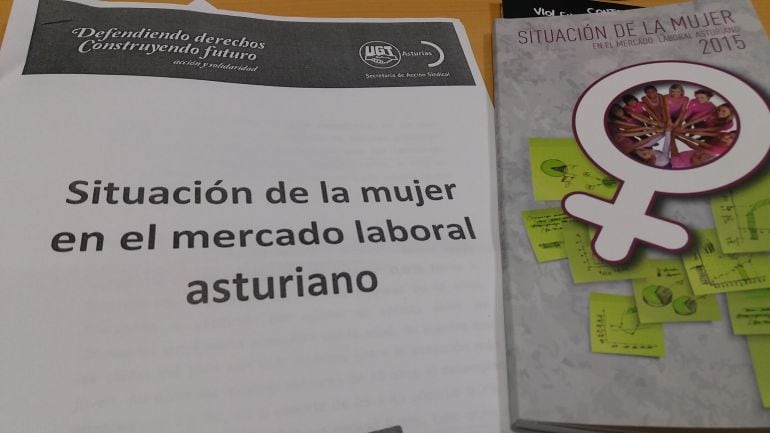 Informe de UGT Asturias sobre la situación de la mujer en el marcado laboral en los diez primeros años de 2016.