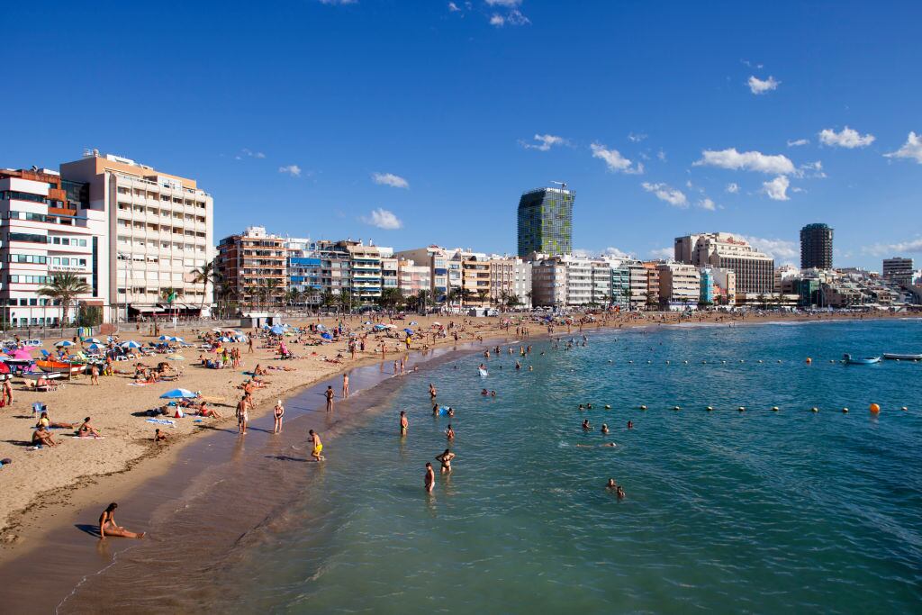 Playa de Las Canteras. Archivo