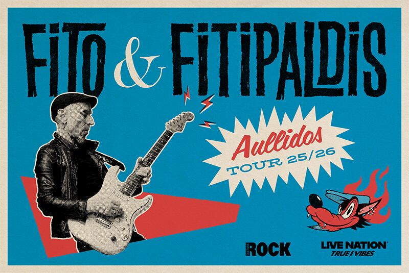Cartel de 'Aullidos Tour' de Fito & Los Fitipaldis