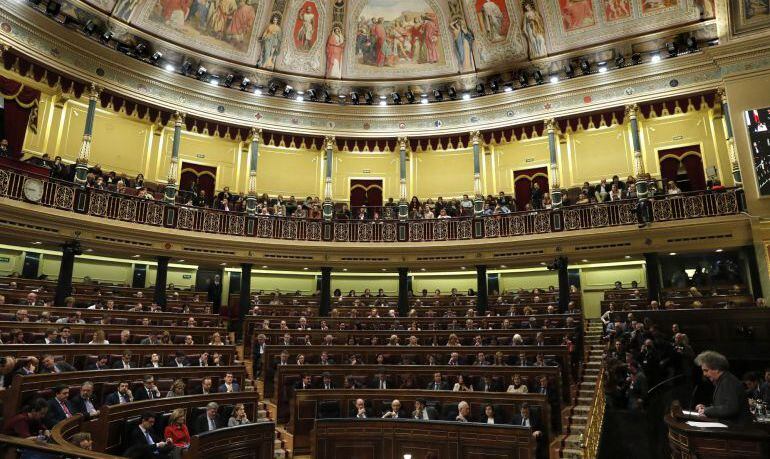 El Congreso de los Diputados durante un pleno