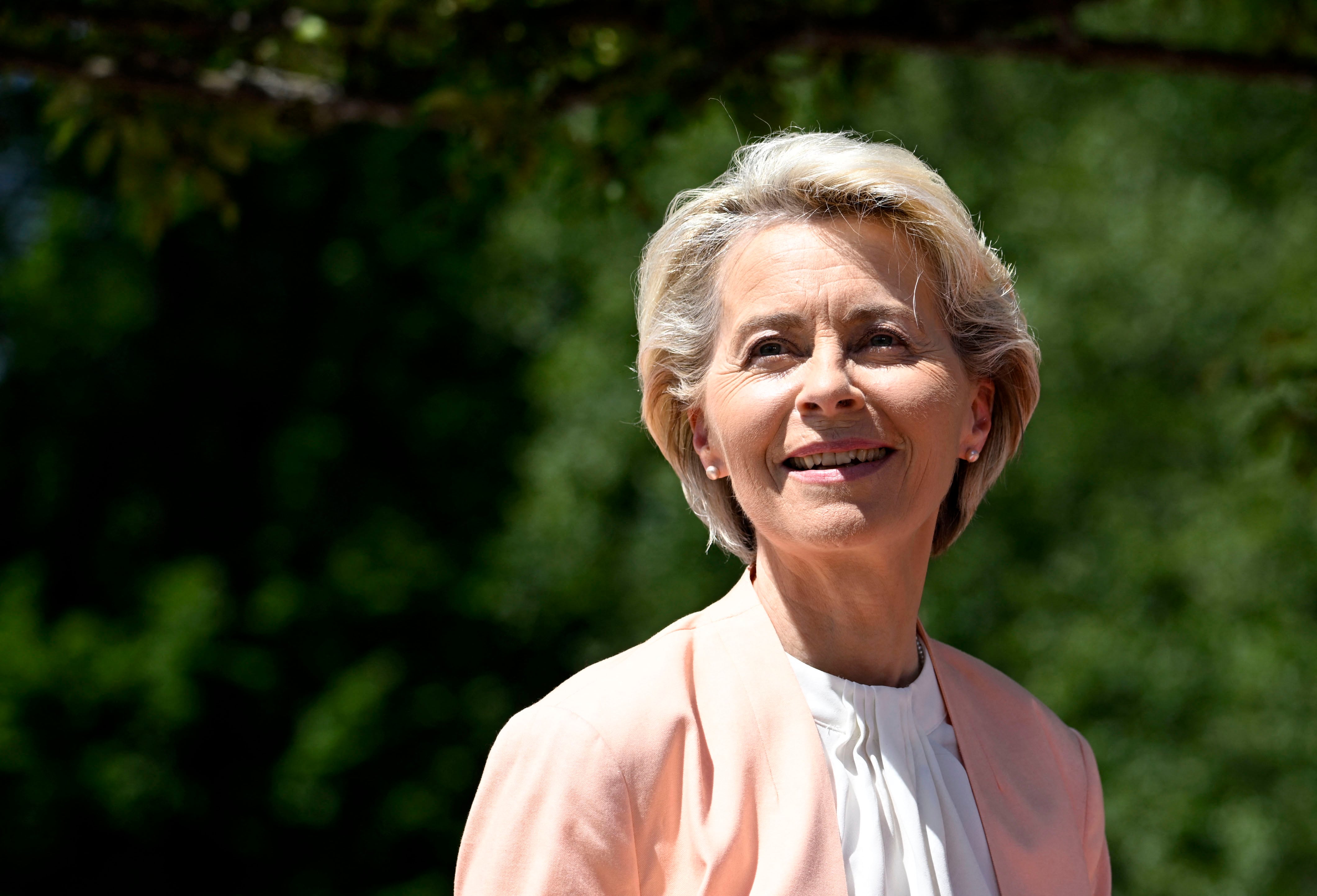 La presidenta de la Comisión Europea, Ursula Von der Leyen, en la reunión del G-7 celebrada en Alemania el pasado mes de junio.