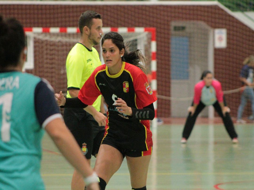 Jailene Maldonado en ujno de los partidos de la temporada 2019-2020.