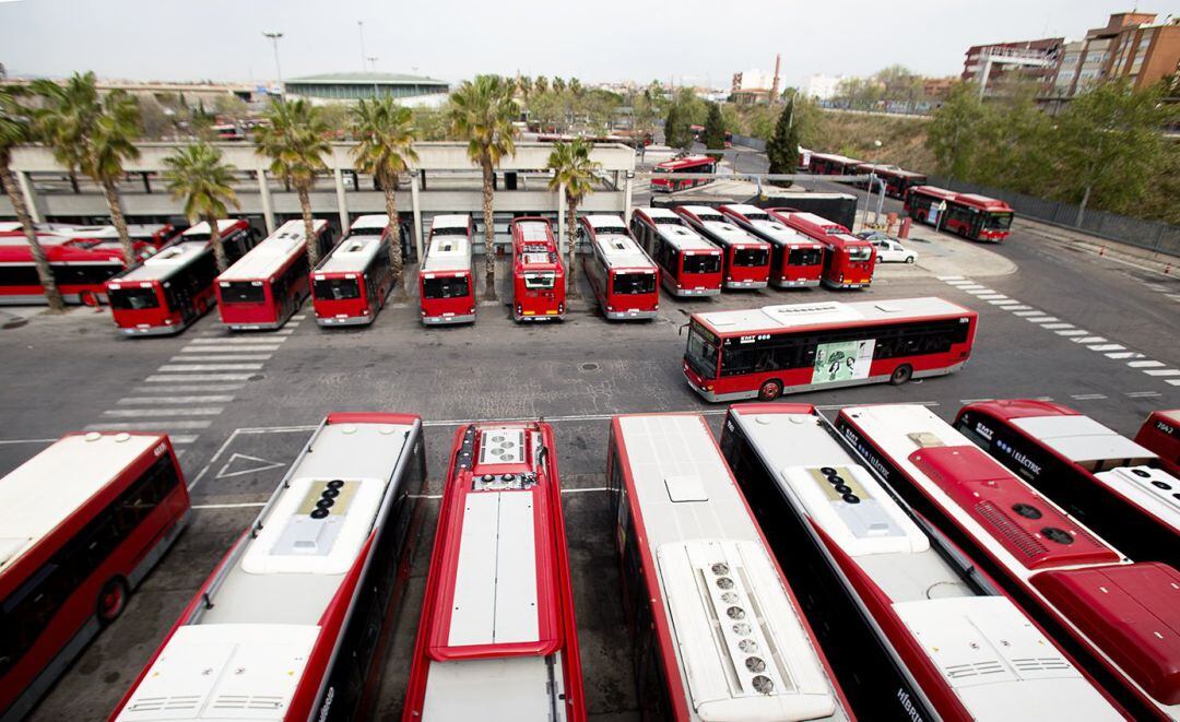 Flota de autobuses de la EMT