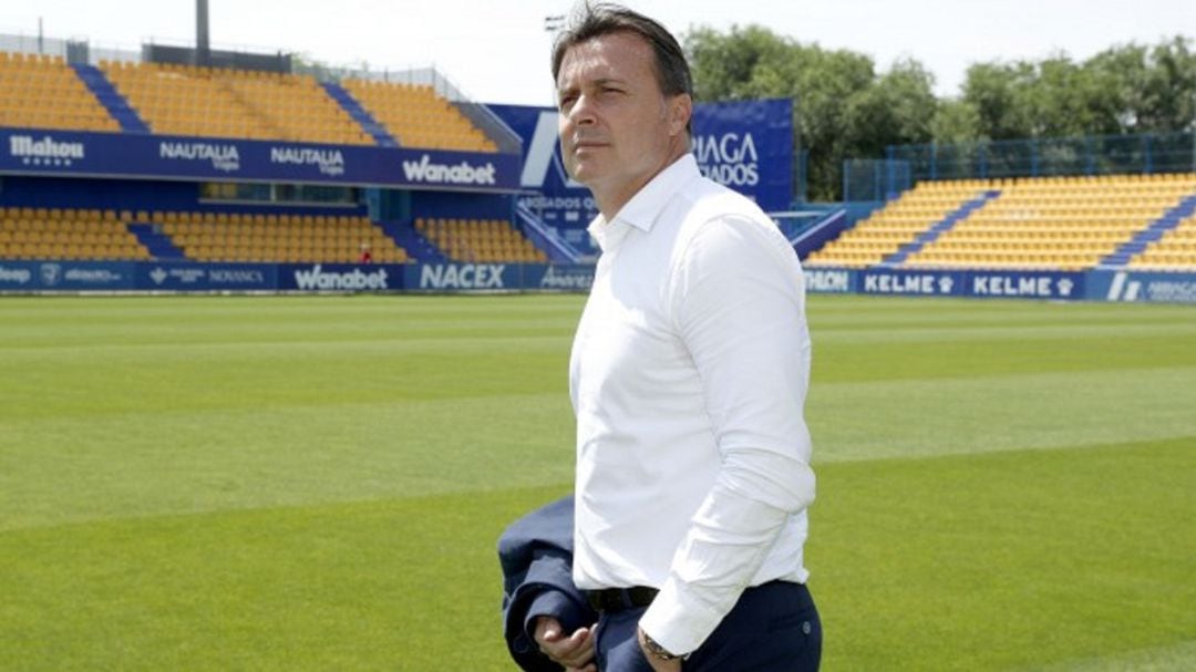 Cristóbal Parralo, entrenador del Alcorcón