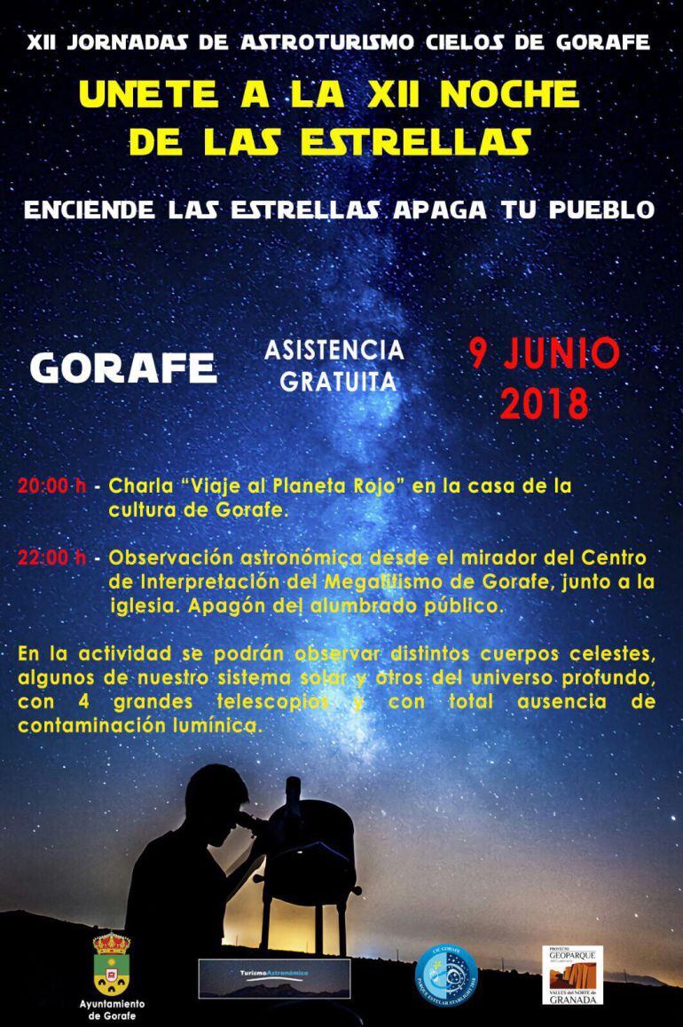 Cartel de las jornadas en Gorafe