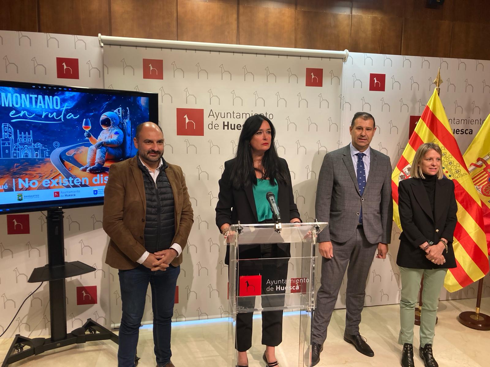 Presentación de &#039;Somontano en Ruta&#039; en el Ayuntamiento de Huesca