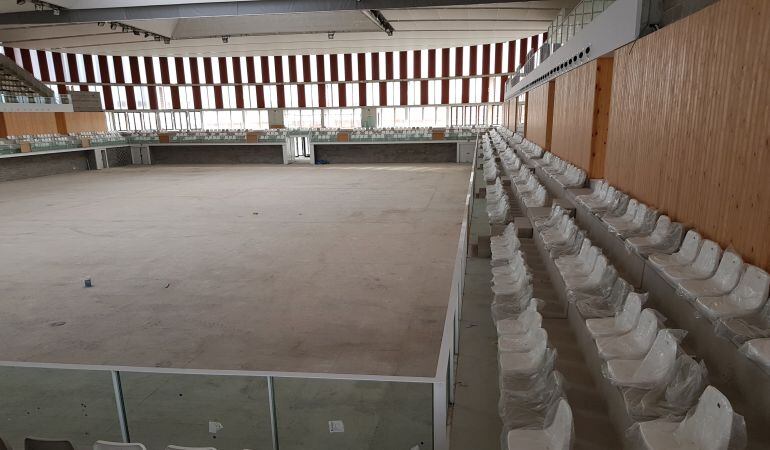 Interior del Palau d'Esports.