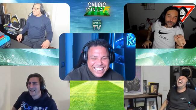 Ronaldo, Vieri, Cassano, Ventola y Adani, en Twitch