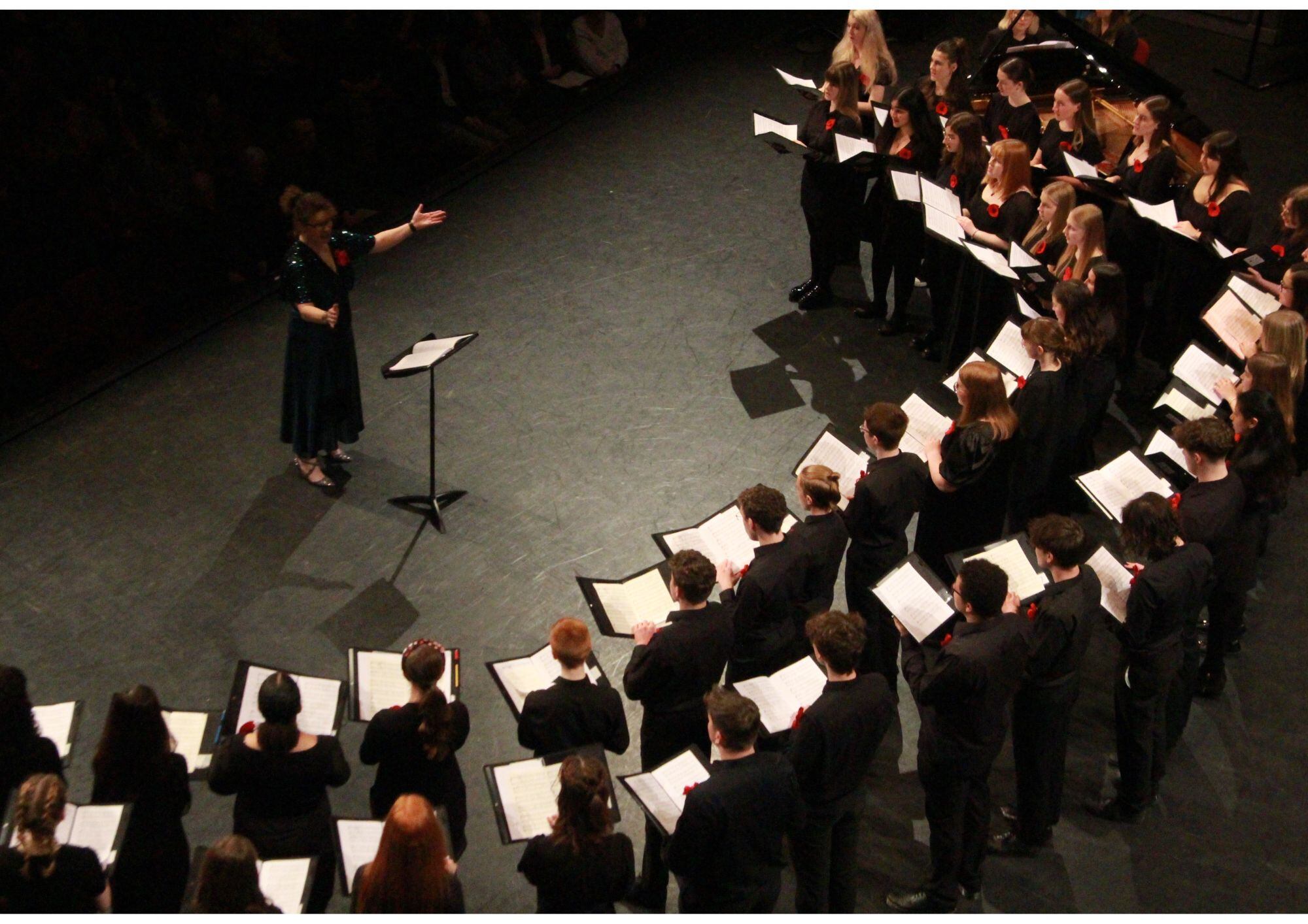 La joven Orquesta y Coro británicos de Northamptonshire