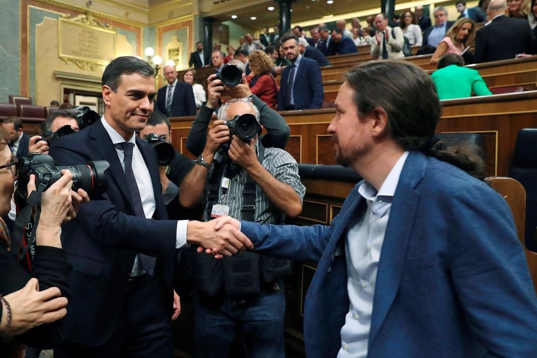 Pedro Sánchez y Pablo Iglesias se reunieron el miércoles para desbloquear la negociación de los Presupuestos