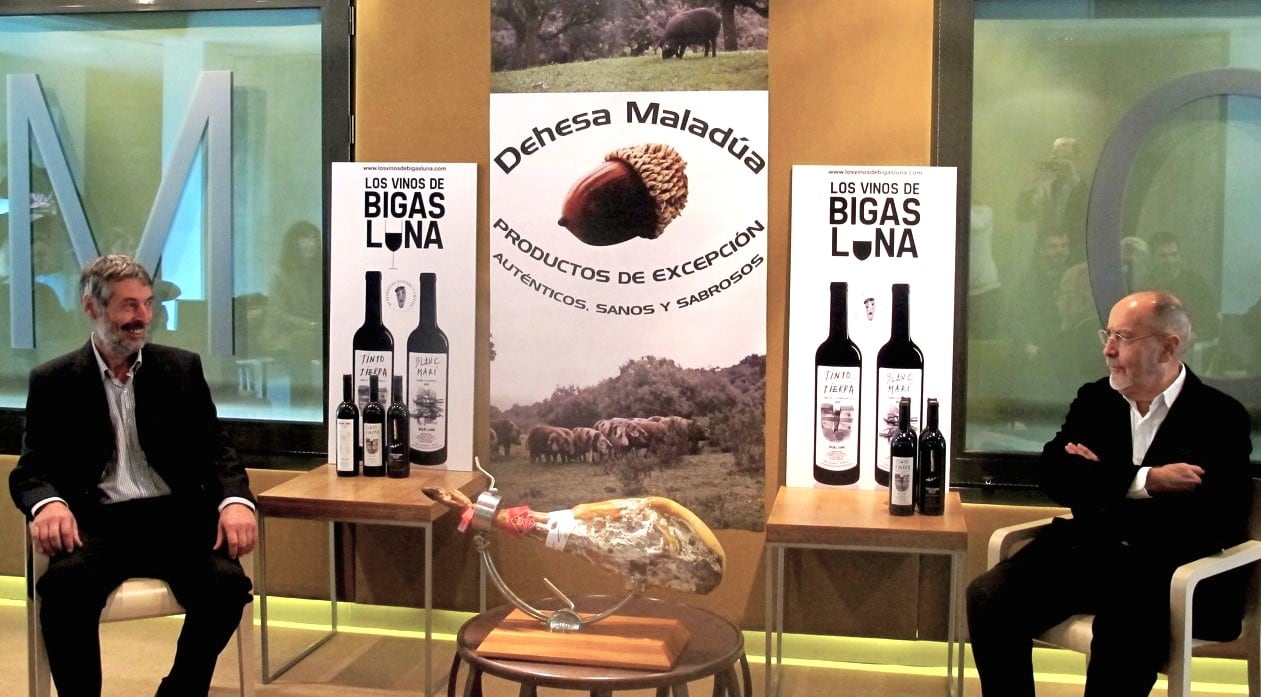 Imagen de la presentación de los vinos de Bigas Luna, en 2012.