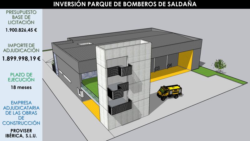 Proyecto del Parque de Bomberos de Saldaña