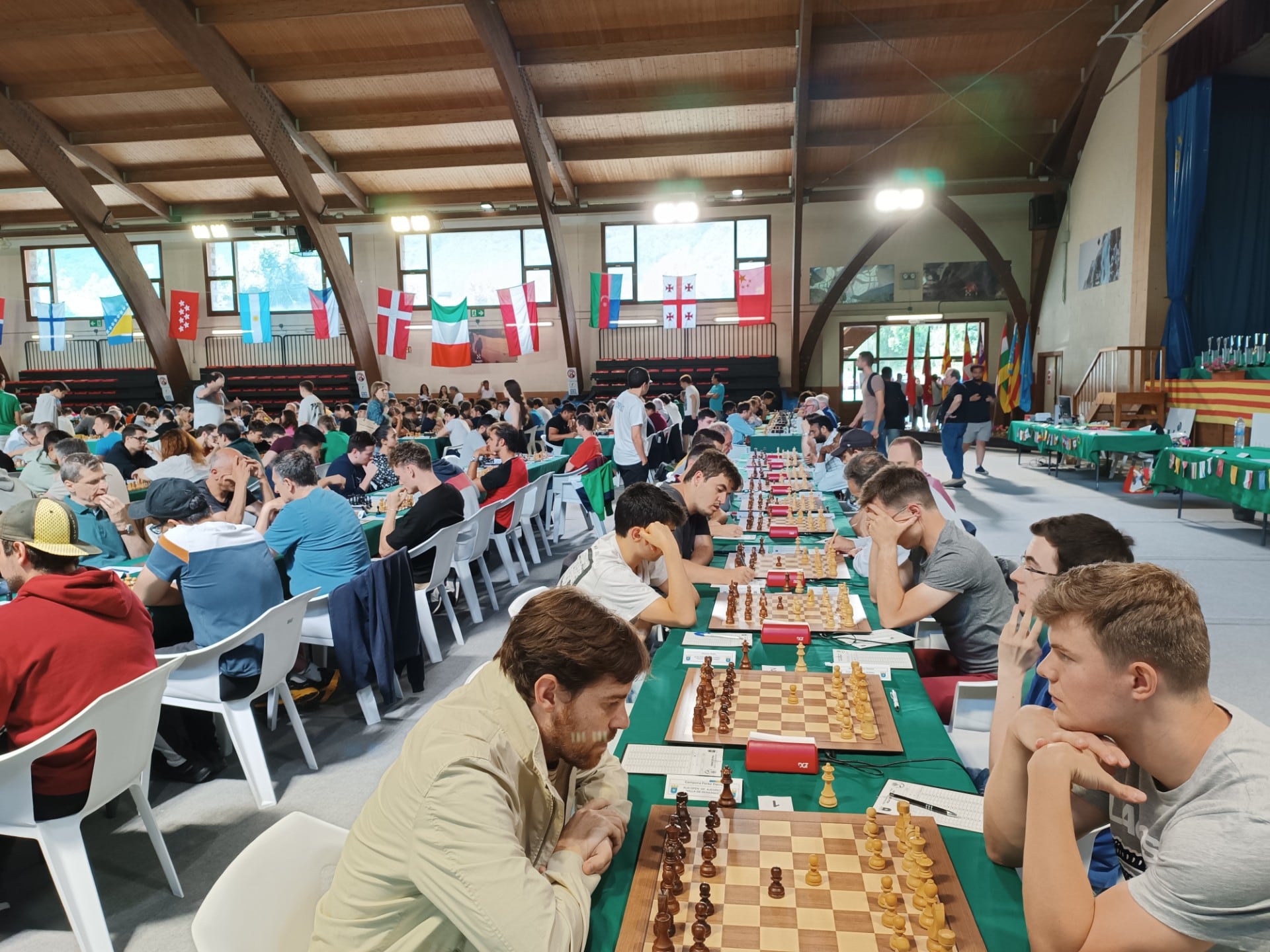 Segunda jornada del Open Internacional de Ajedrez de Benasque