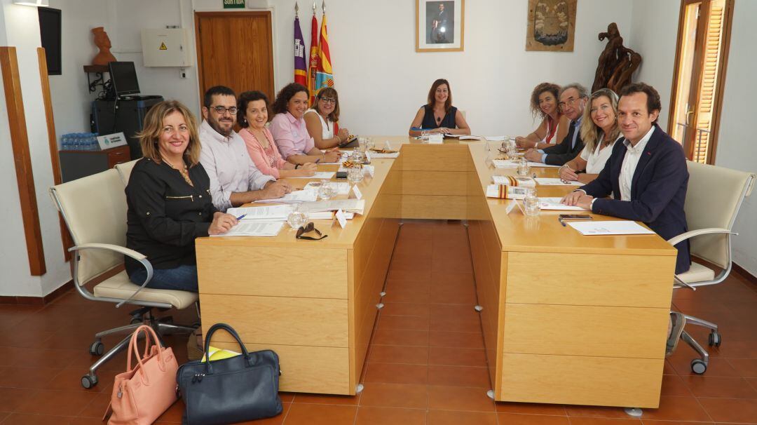 Imagen de la reunión del Consell de Govern en Formentera