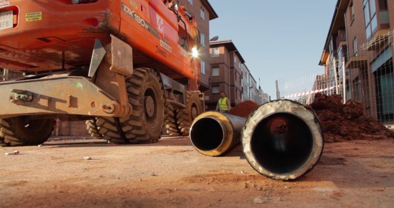 Obras en la Red de calor de Soria