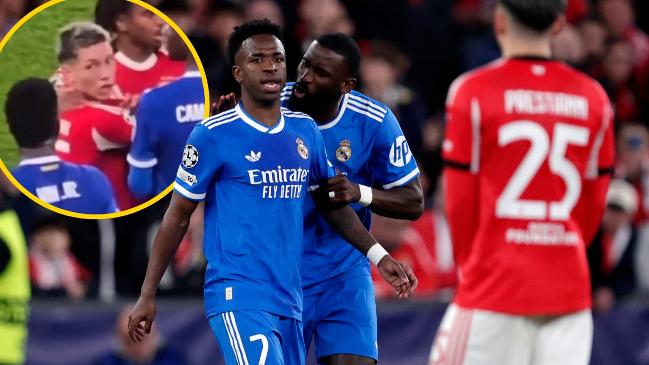 Nuevas imágenes sobre el incidente entre Gianluca Prestianni y Vinicius Júnior